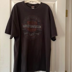 Men Black Harley Davidson 2X large t-shirt